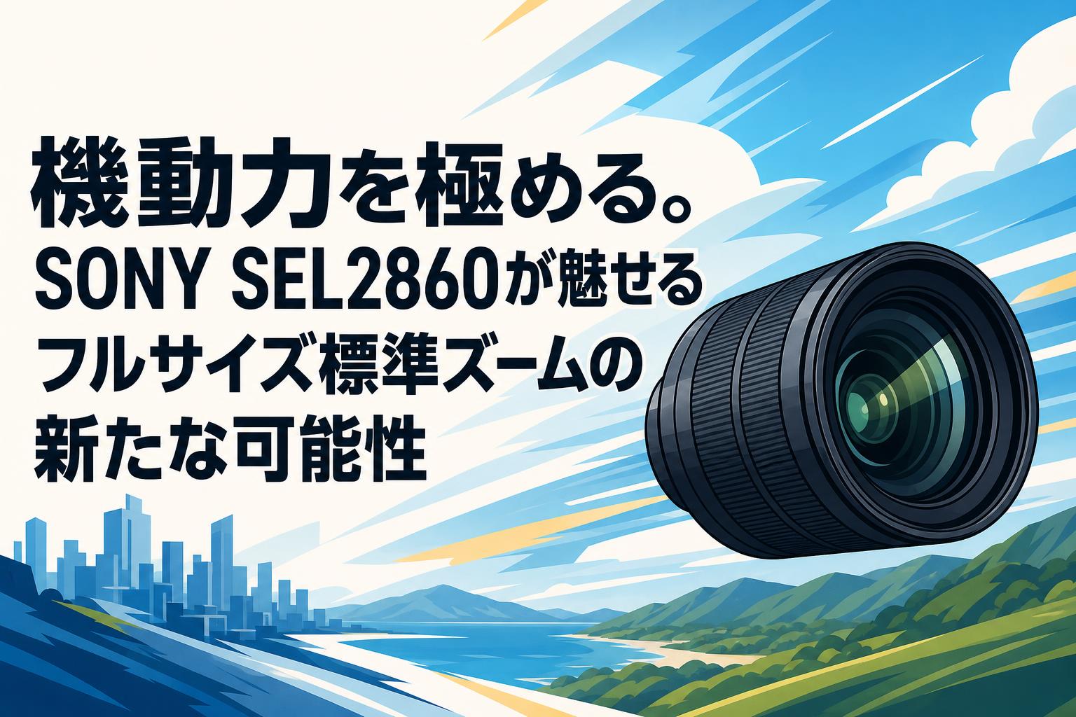 機動力を極める。SONY SEL2860が魅せるフルサイズ標準ズームの新たな可能性