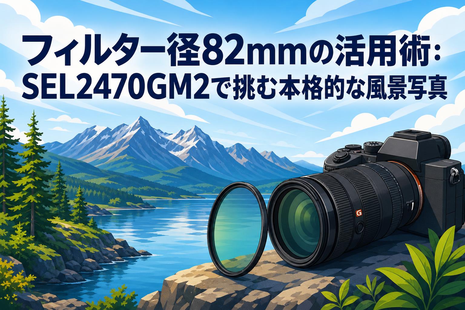フィルター径82mmの活用術：SEL2470GM2で挑む本格的な風景写真