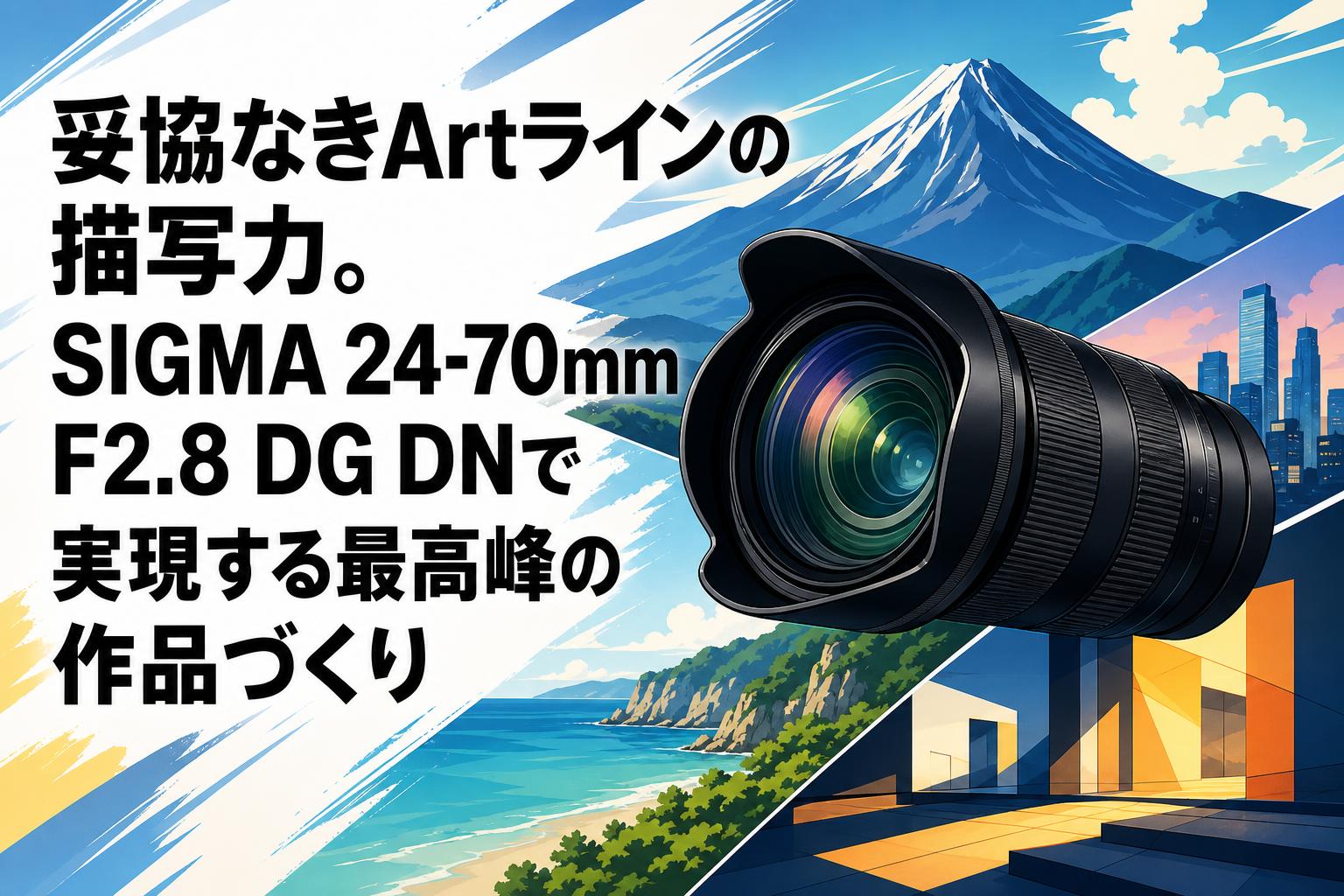 妥協なきArtラインの描写力。SIGMA 24-70mm F2.8 DG DNで実現する最高峰の作品づくり
