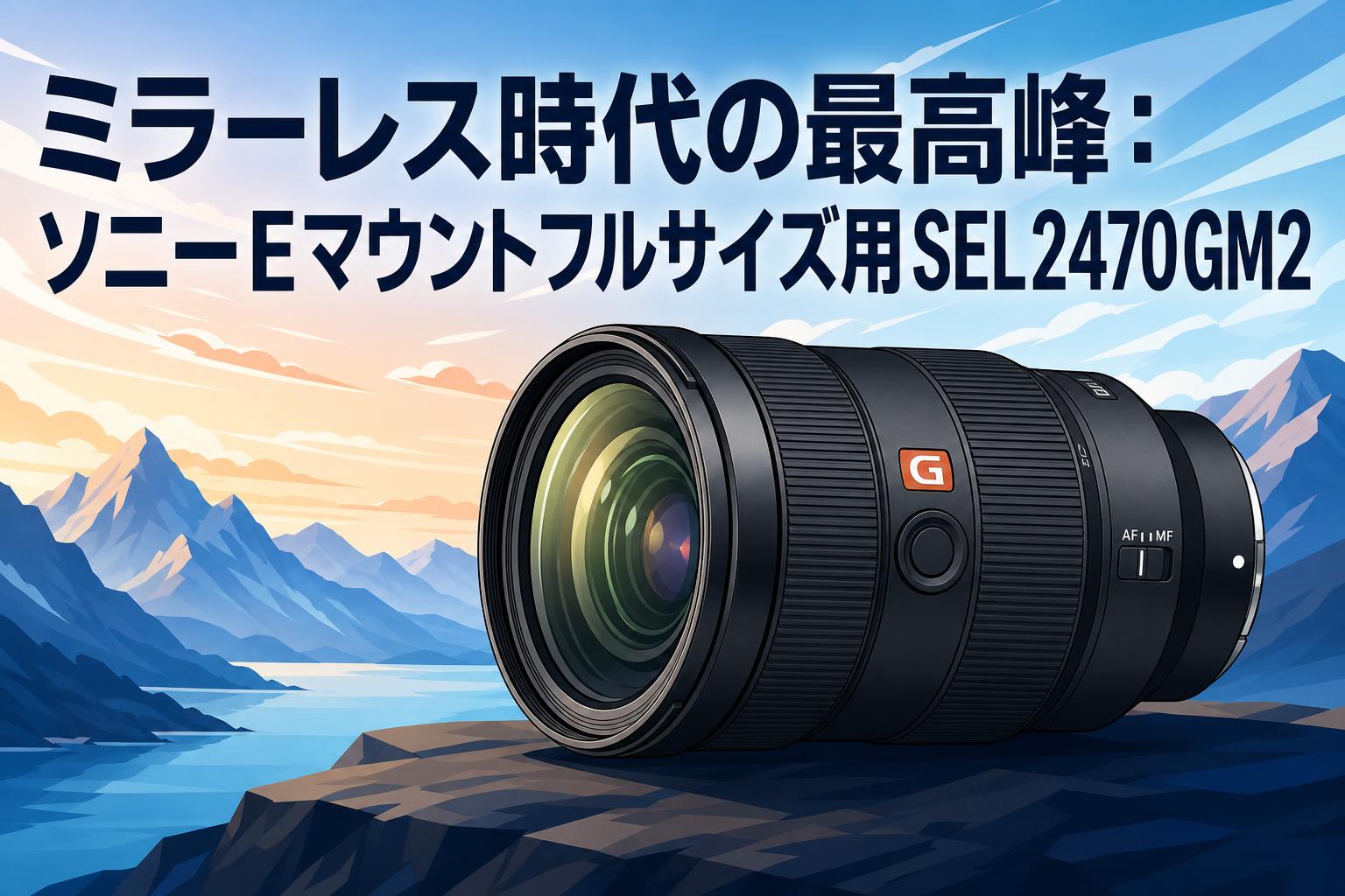 ミラーレス時代の最高峰：ソニーEマウントフルサイズ用SEL2470GM2