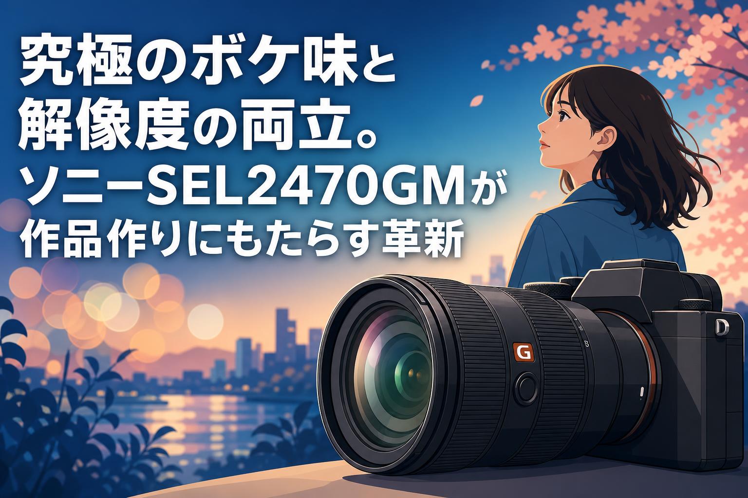 究極のボケ味と解像度の両立。ソニーSEL2470GMが作品作りにもたらす革新