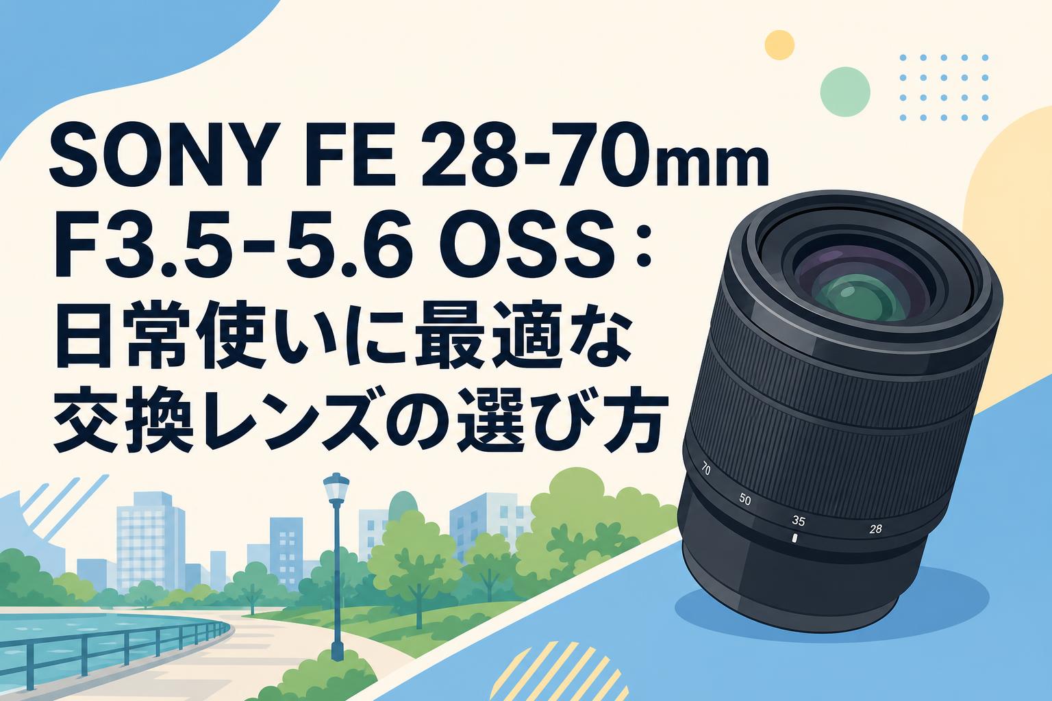 SONY FE 28-70mm F3.5-5.6 OSS：日常使いに最適な交換レンズの選び方