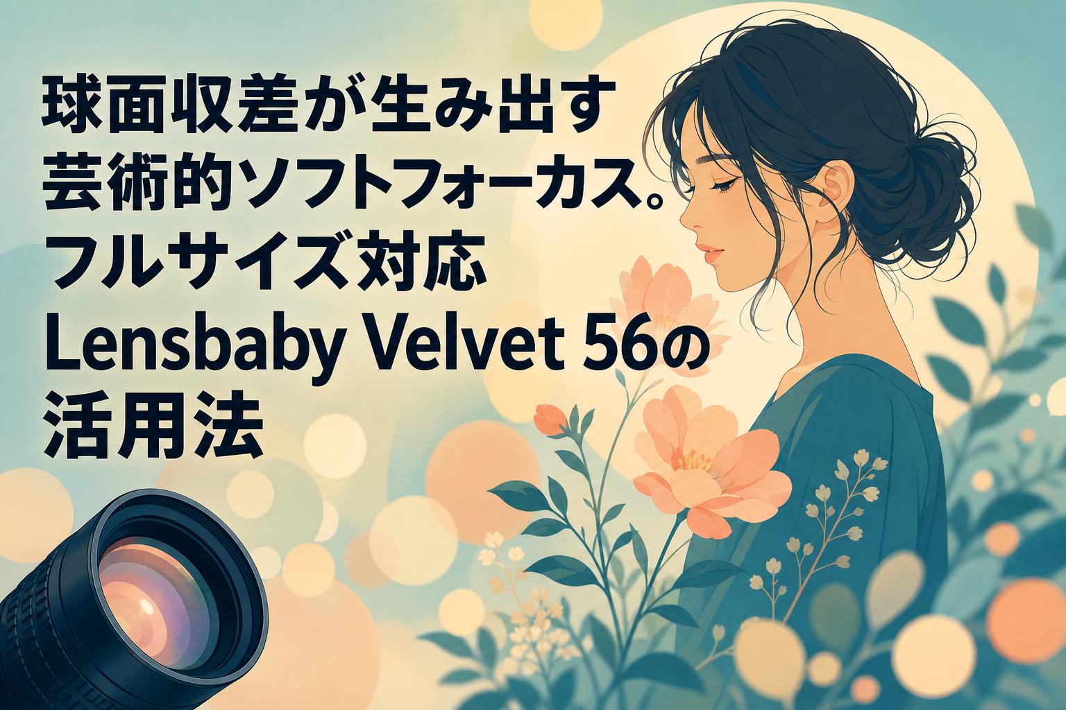 球面収差が生み出す芸術的ソフトフォーカス。フルサイズ対応Lensbaby Velvet 56の活用法