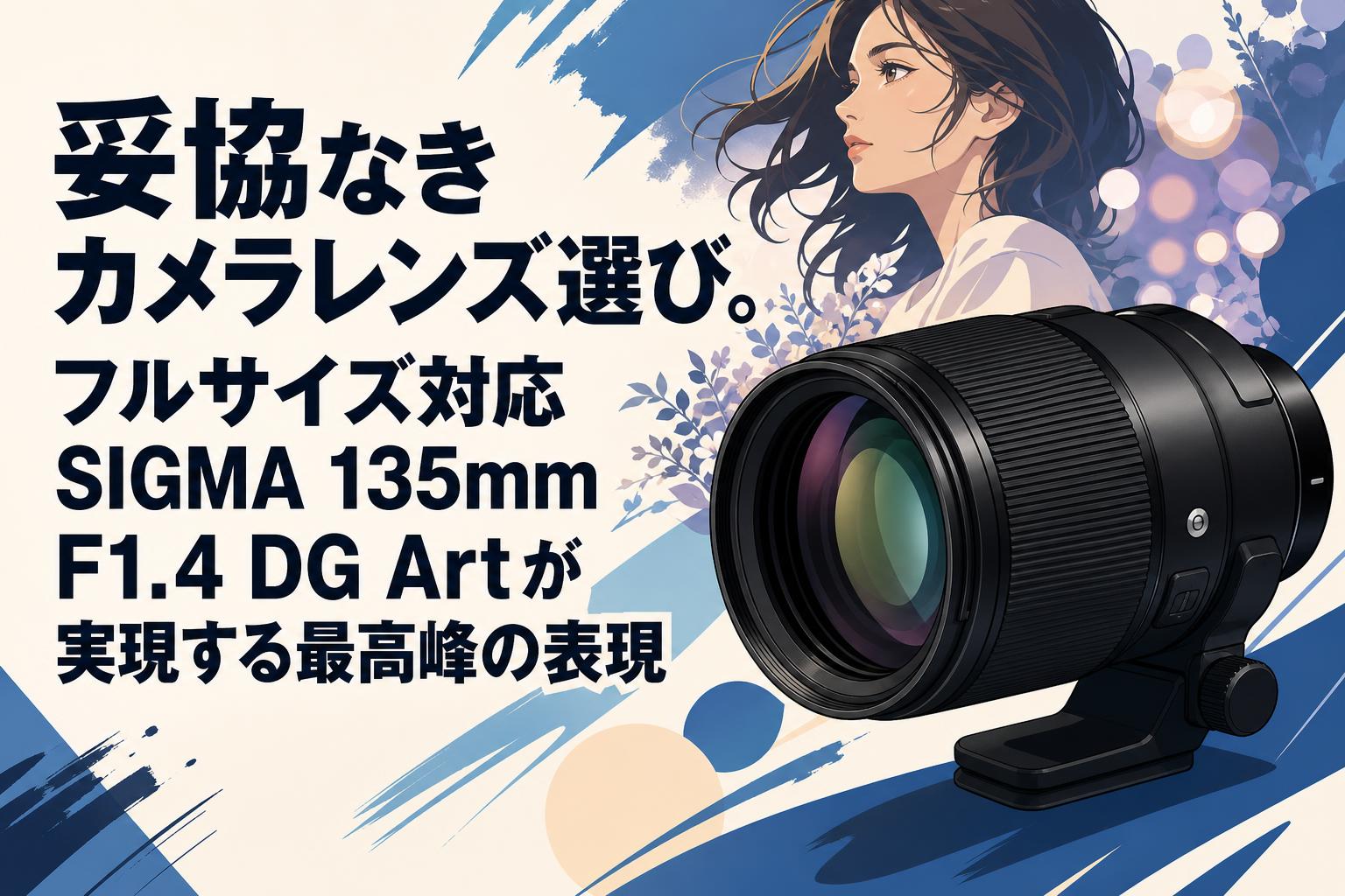 妥協なきカメラレンズ選び。フルサイズ対応SIGMA 135mm F1.4 DG Artが実現する最高峰の表現
