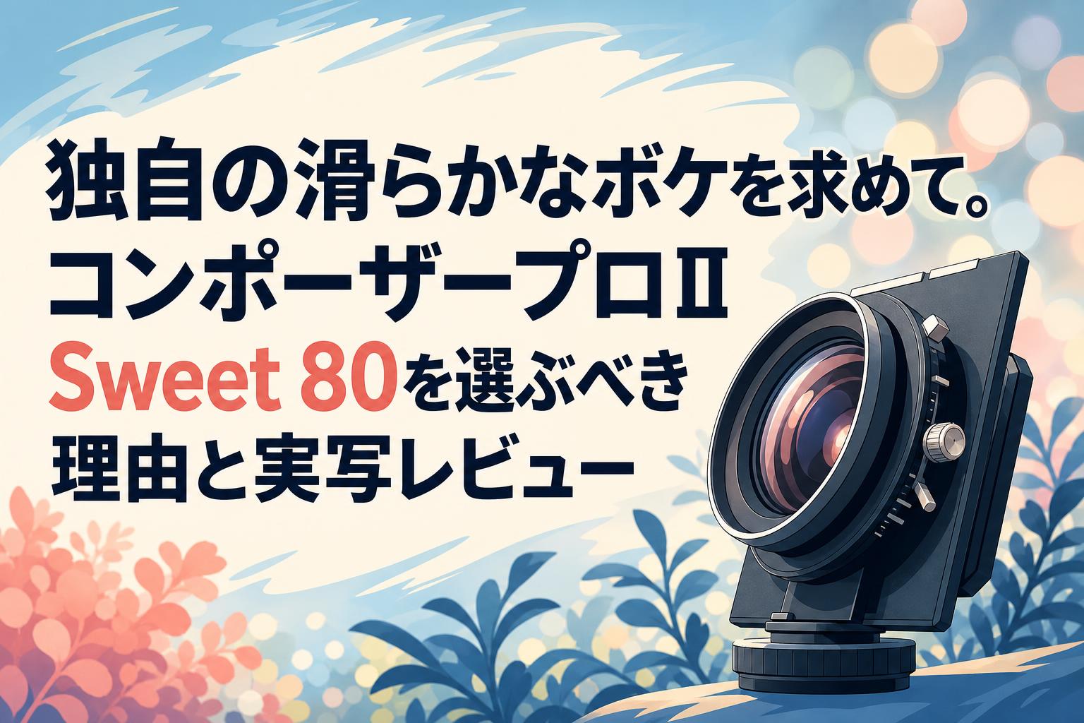 独自の滑らかなボケを求めて。コンポーザープロⅡ Sweet 80を選ぶべき理由と実写レビュー