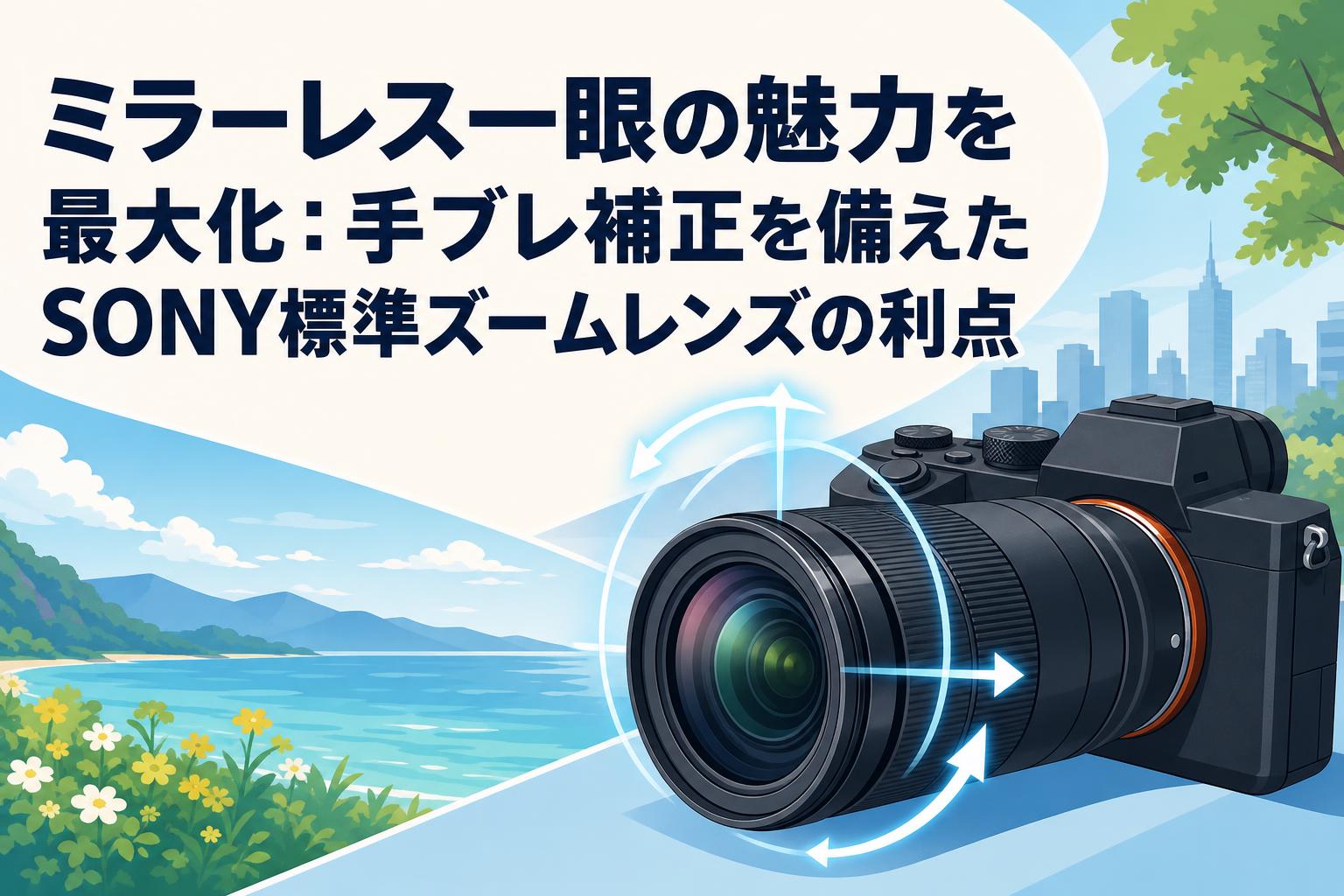 ミラーレス一眼の魅力を最大化：手ブレ補正を備えたSONY標準ズームレンズの利点