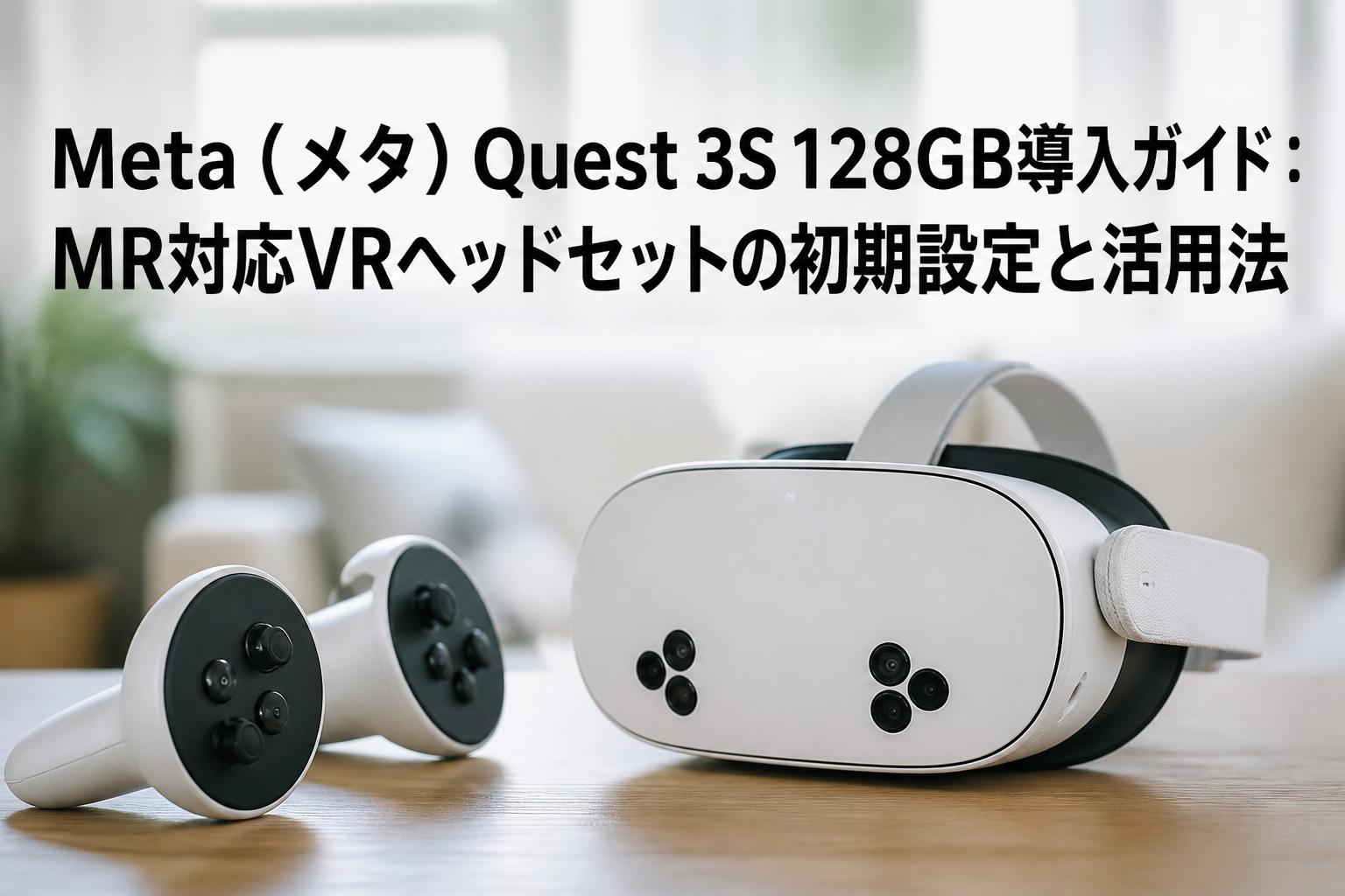 Meta (メタ) Quest 3S 128GB導入ガイド：MR対応VRヘッドセットの初期設定と活用法