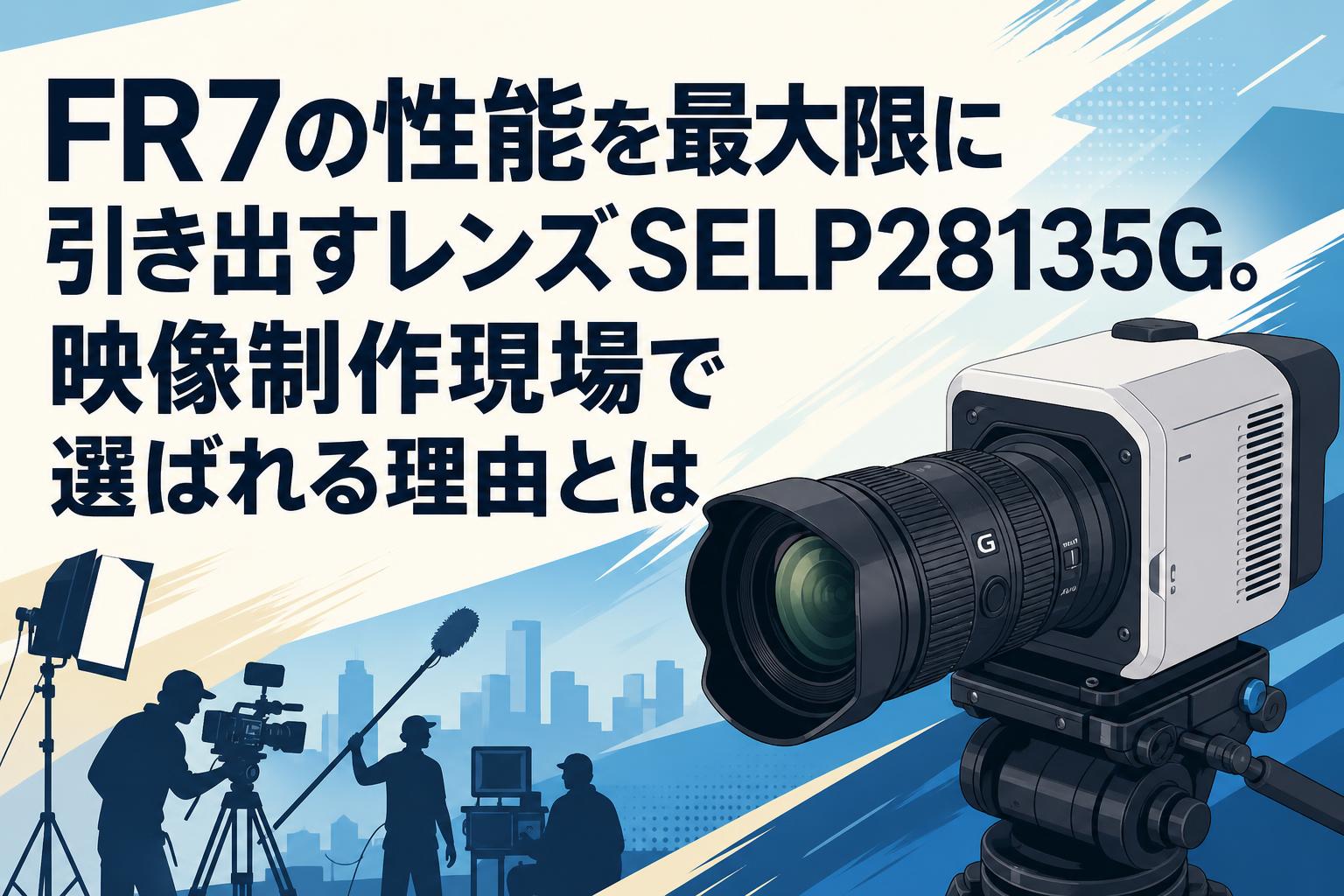 FR7の性能を最大限に引き出すレンズSELP28135G。映像制作現場で選ばれる理由とは