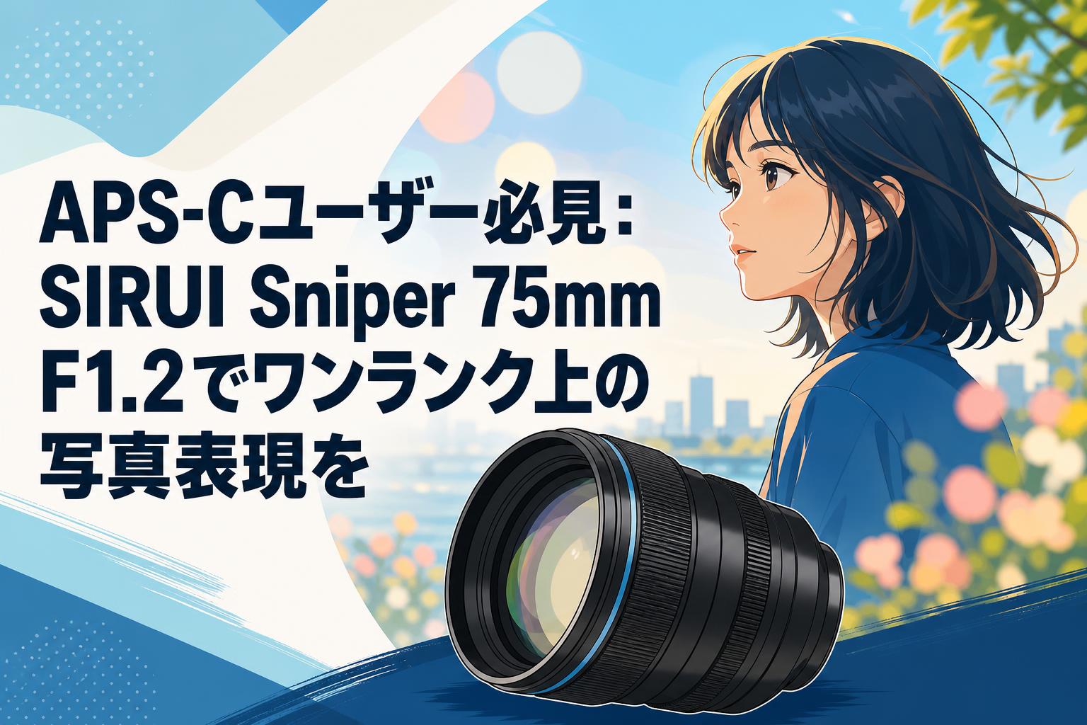 APS-Cユーザー必見：SIRUI Sniper 75mm F1.2でワンランク上の写真表現を