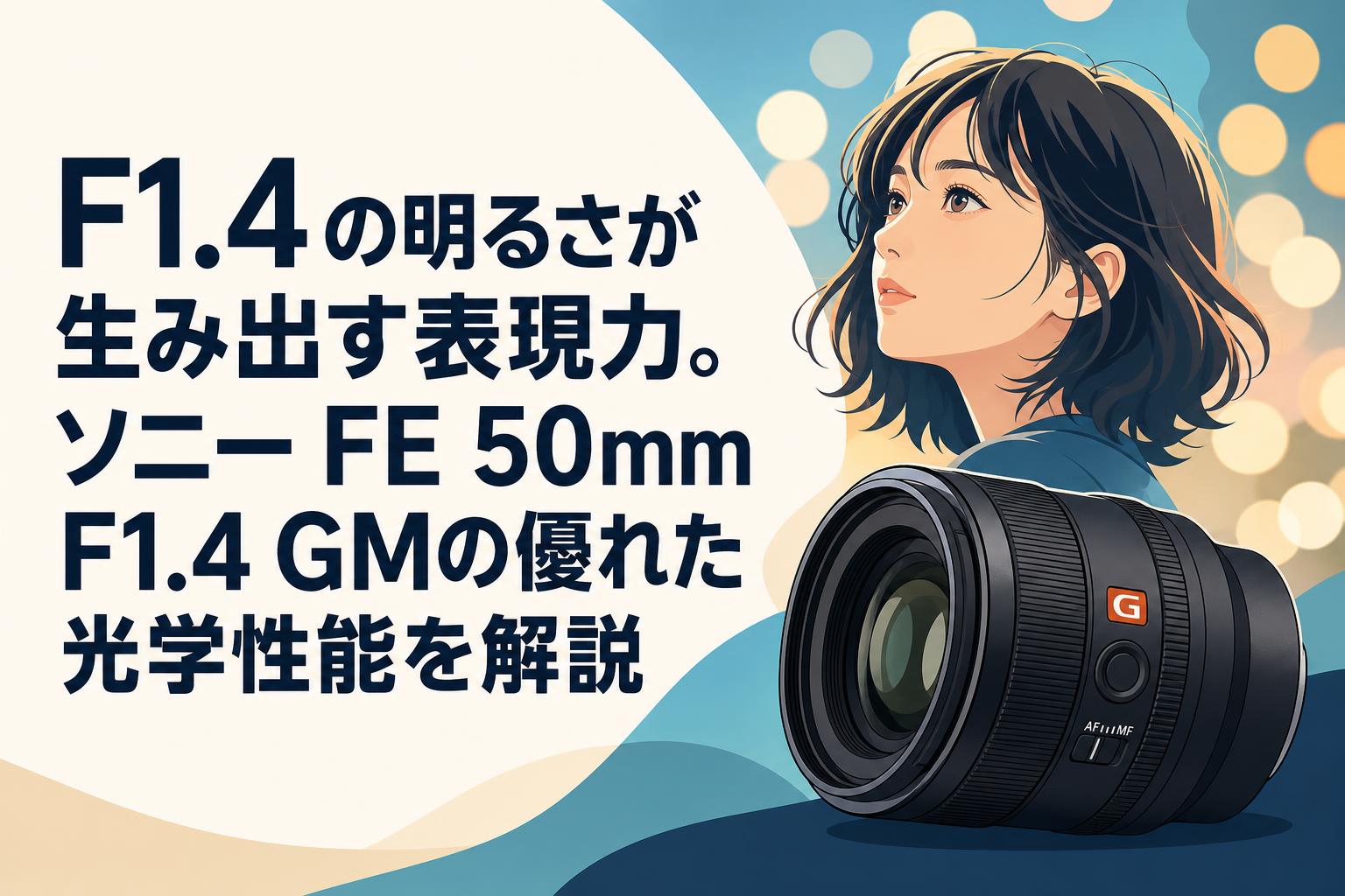 F1.4の明るさが生み出す表現力。ソニー FE 50mm F1.4 GMの優れた光学性能を解説