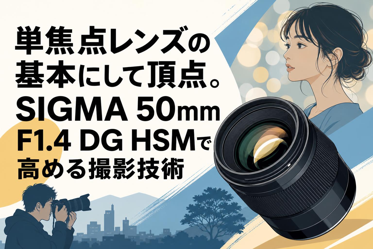 単焦点レンズの基本にして頂点。SIGMA 50mm F1.4 DG HSMで高める撮影技術