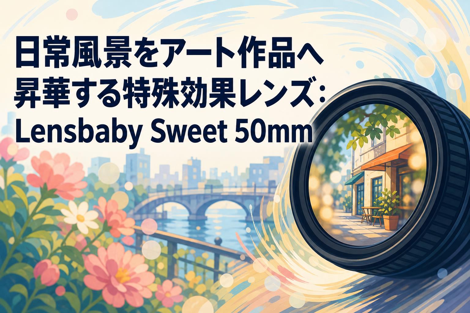 日常風景をアート作品へ昇華する特殊効果レンズ：Lensbaby Sweet 50mm