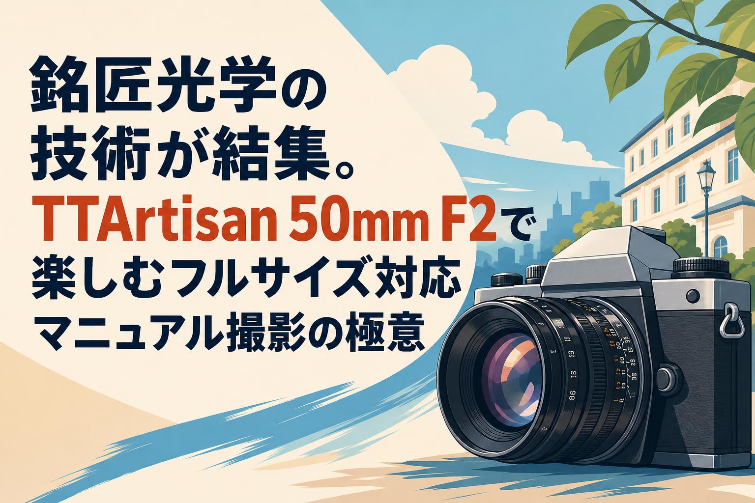 銘匠光学の技術が結集。TTArtisan 50mm F2で楽しむフルサイズ対応マニュアル撮影の極意