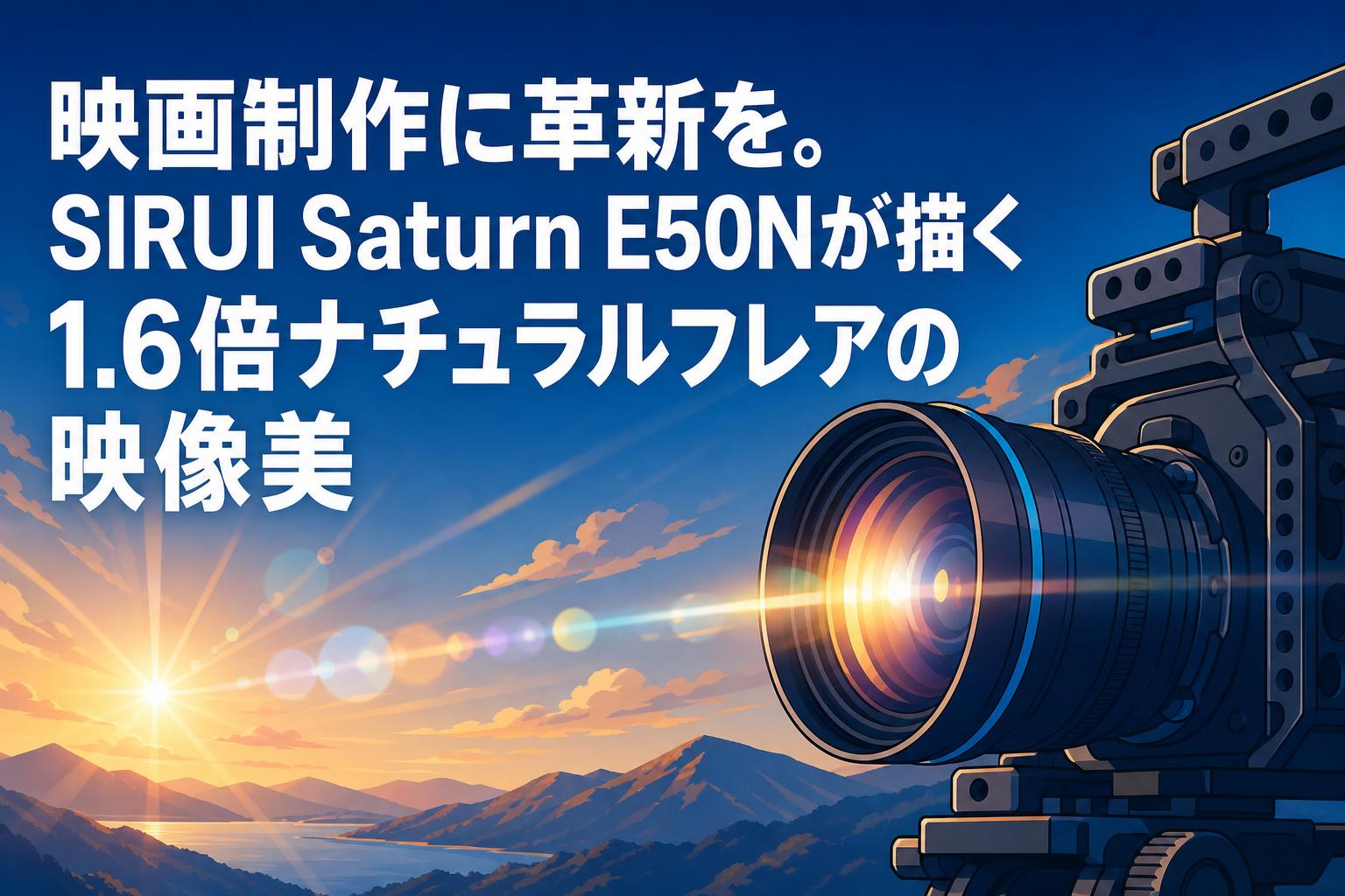 映画制作に革新を。SIRUI Saturn E50Nが描く1.6倍ナチュラルフレアの映像美