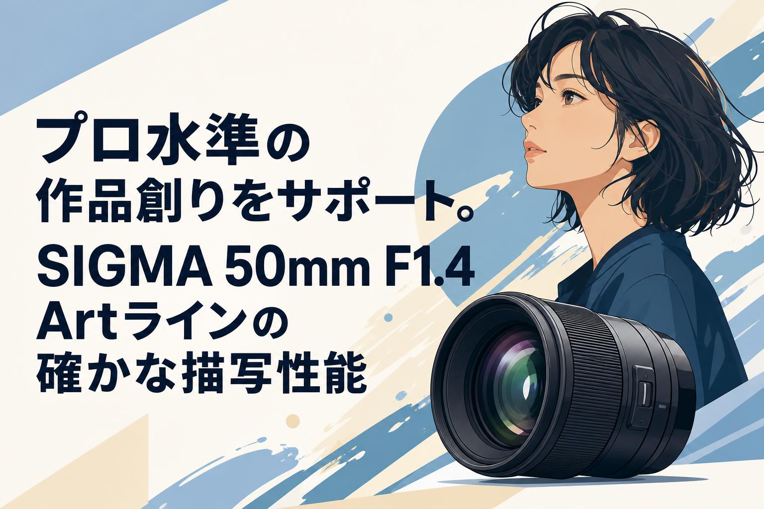 プロ水準の作品創りをサポート。SIGMA 50mm F1.4 Artラインの確かな描写性能