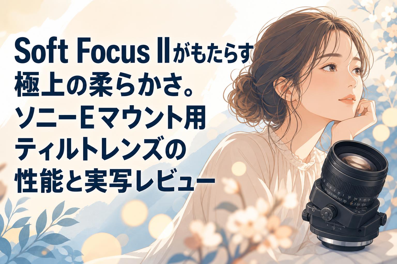 Soft Focus IIがもたらす極上の柔らかさ。ソニーEマウント用ティルトレンズの性能と実写レビュー