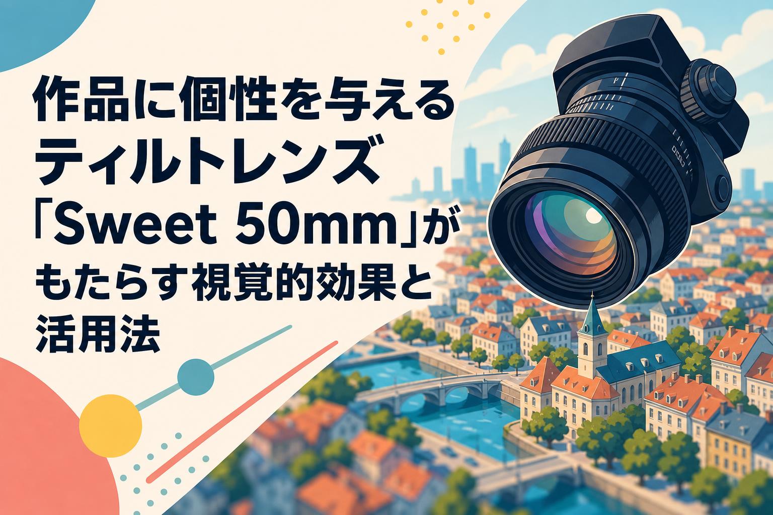 作品に個性を与えるティルトレンズ「Sweet 50mm」がもたらす視覚的効果と活用法