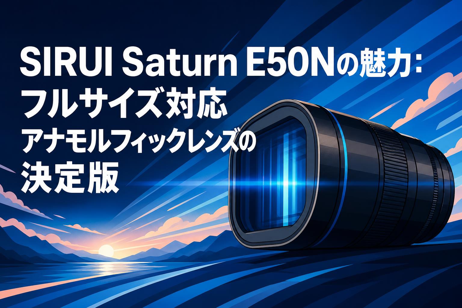 SIRUI Saturn E50Nの魅力：フルサイズ対応アナモルフィックレンズの決定版