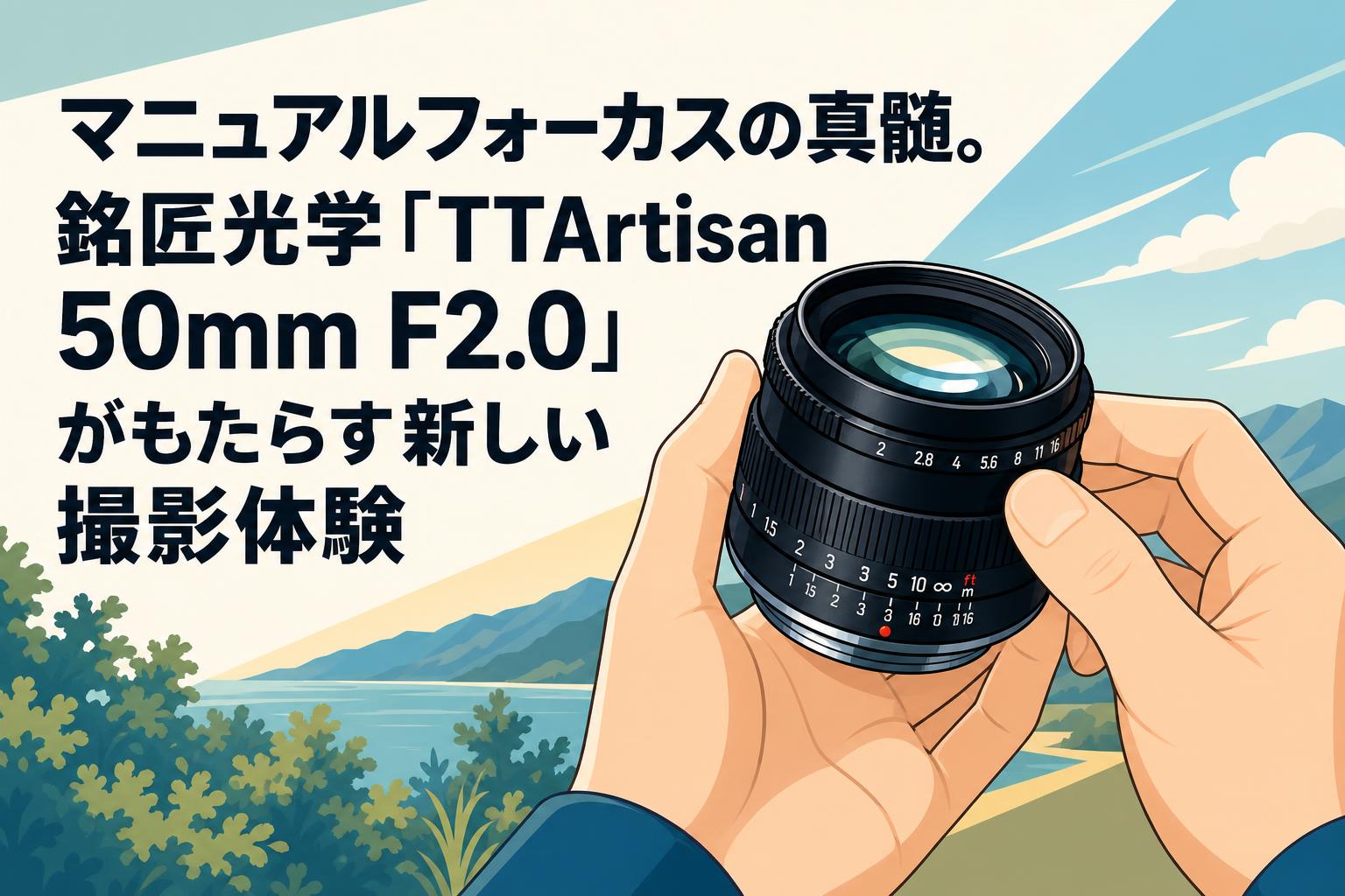 マニュアルフォーカスの真髄。銘匠光学「TTArtisan 50mm F2.0」がもたらす新しい撮影体験