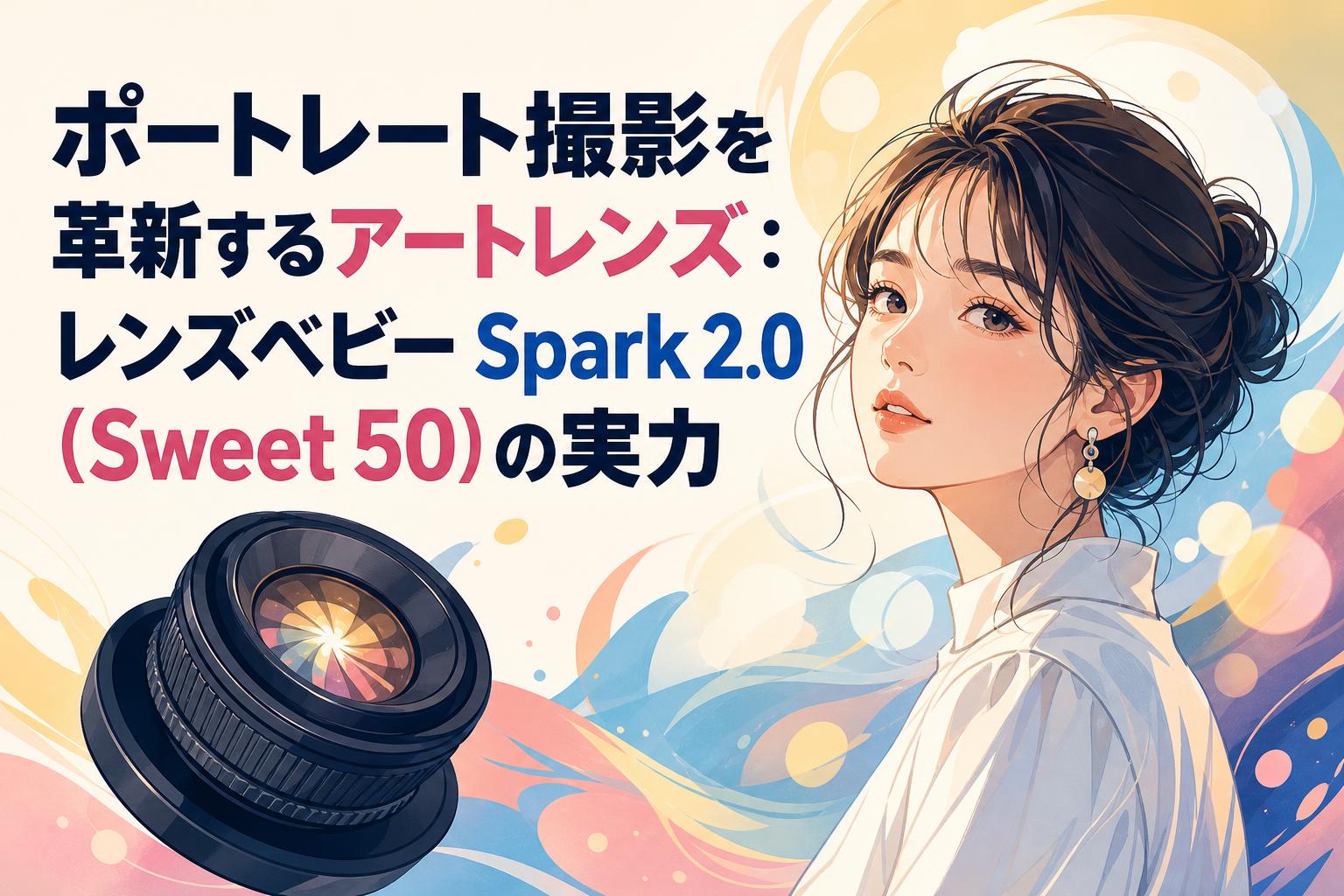 ポートレート撮影を革新するアートレンズ：レンズベビー Spark 2.0（Sweet 50）の実力