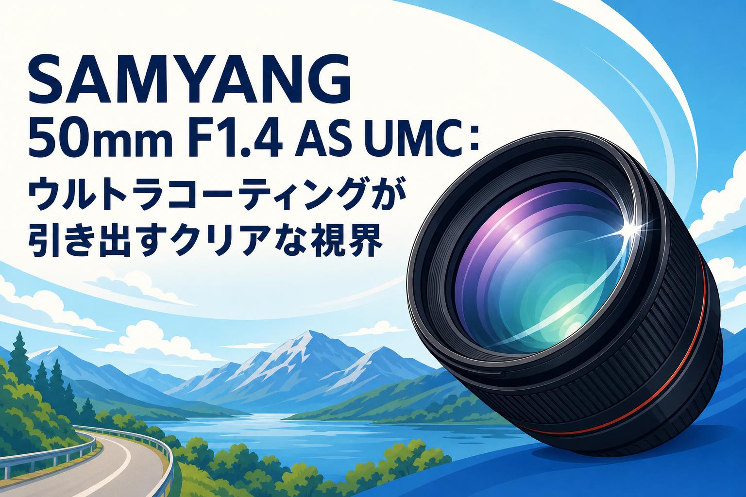 SAMYANG 50mm F1.4 AS UMC：ウルトラコーティングが引き出すクリアな視界