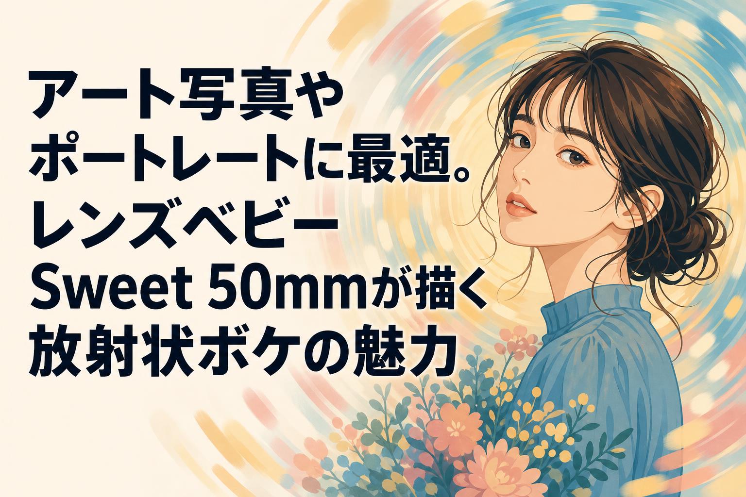 アート写真やポートレートに最適。レンズベビー Sweet 50mmが描く放射状ボケの魅力
