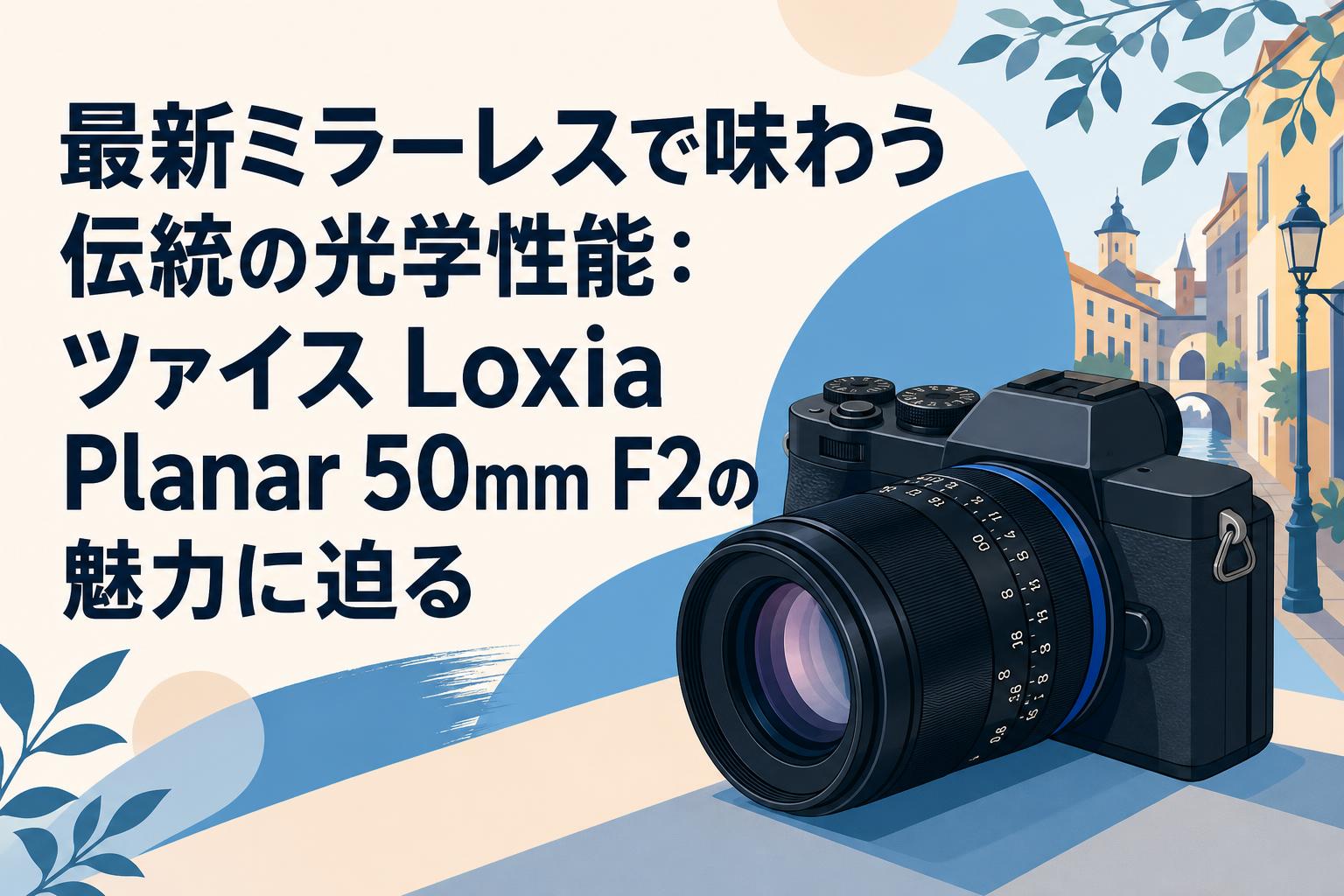 最新ミラーレスで味わう伝統の光学性能：ツァイス Loxia Planar 50mm F2の魅力に迫る