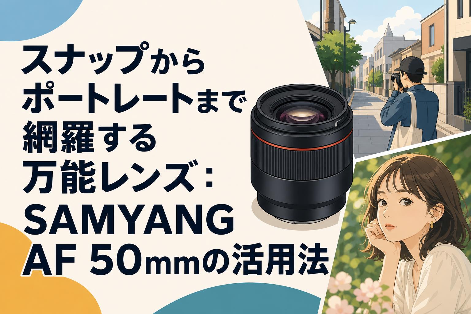 スナップからポートレートまで網羅する万能レンズ：SAMYANG AF 50mmの活用法