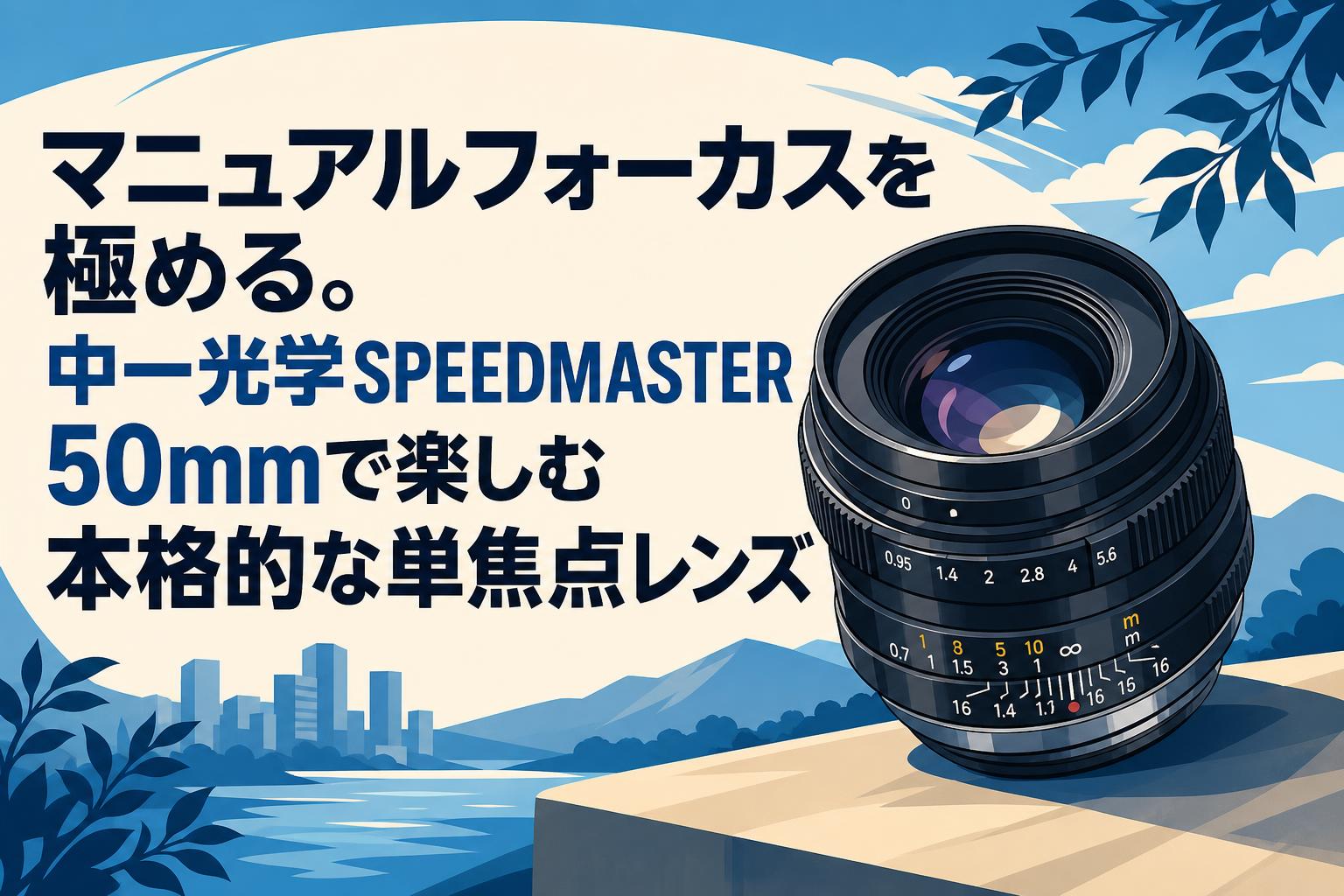 マニュアルフォーカスを極める。中一光学SPEEDMASTER 50mmで楽しむ本格的な単焦点レンズ