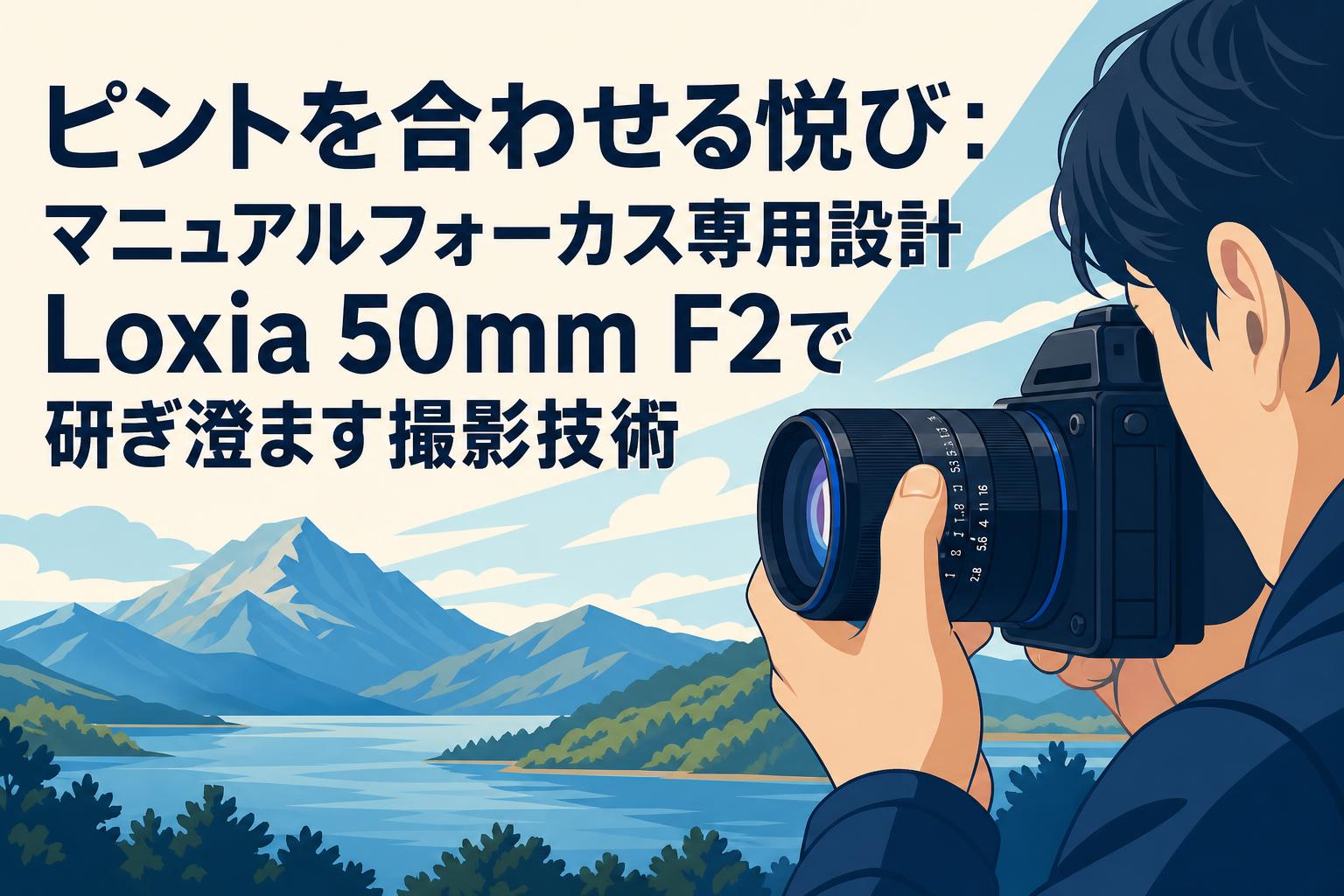 ピントを合わせる悦び：マニュアルフォーカス専用設計 Loxia 50mm F2で研ぎ澄ます撮影技術