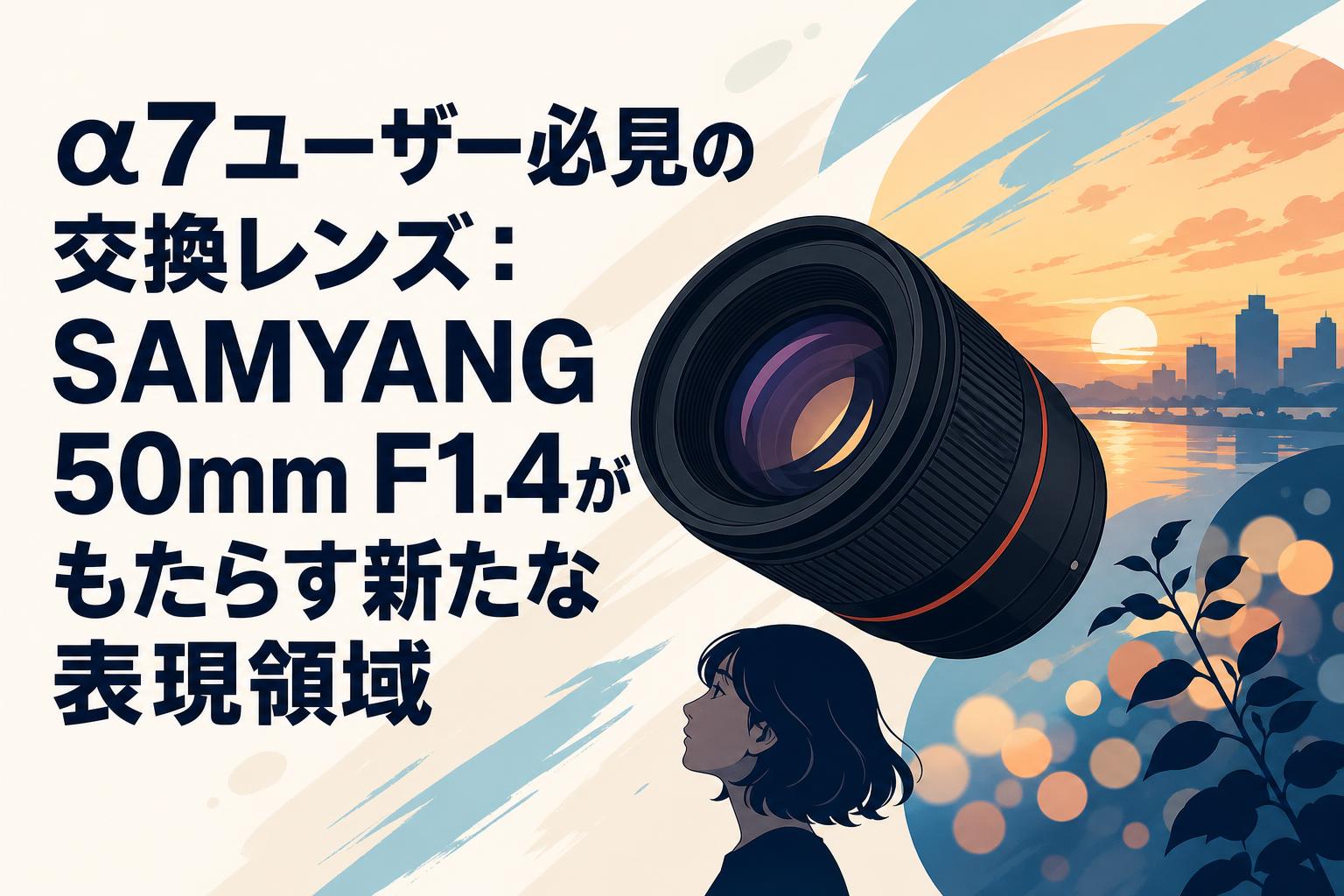 α7ユーザー必見の交換レンズ：SAMYANG 50mm F1.4がもたらす新たな表現領域