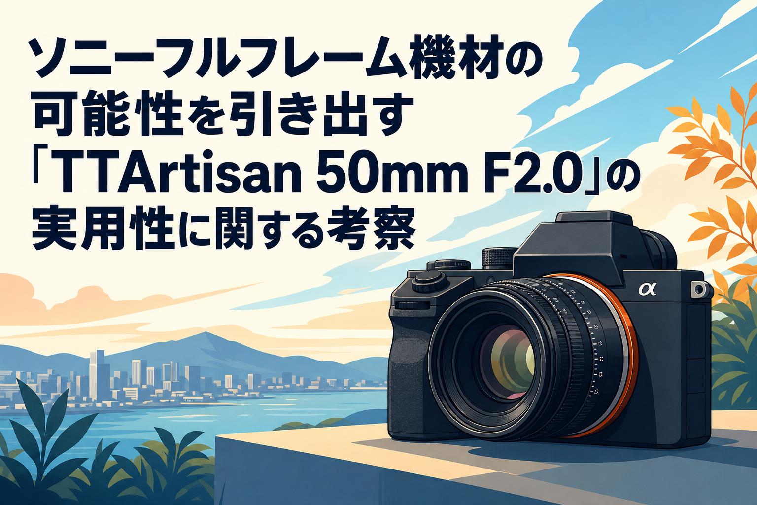 ソニーフルフレーム機材の可能性を引き出す「TTArtisan 50mm F2.0」の実用性に関する考察