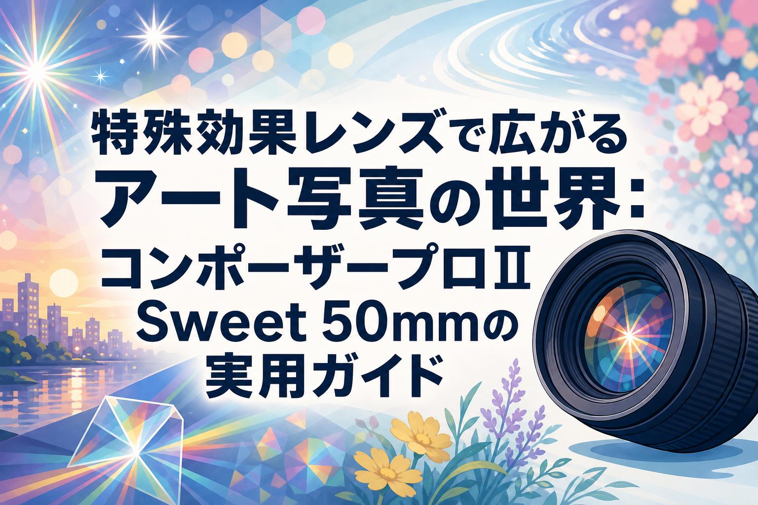 特殊効果レンズで広がるアート写真の世界：コンポーザープロⅡ Sweet 50mmの実用ガイド
