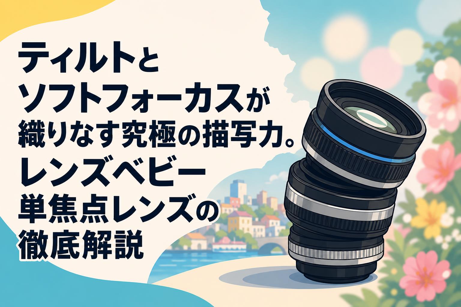 ティルトとソフトフォーカスが織りなす究極の描写力。レンズベビー単焦点レンズの徹底解説