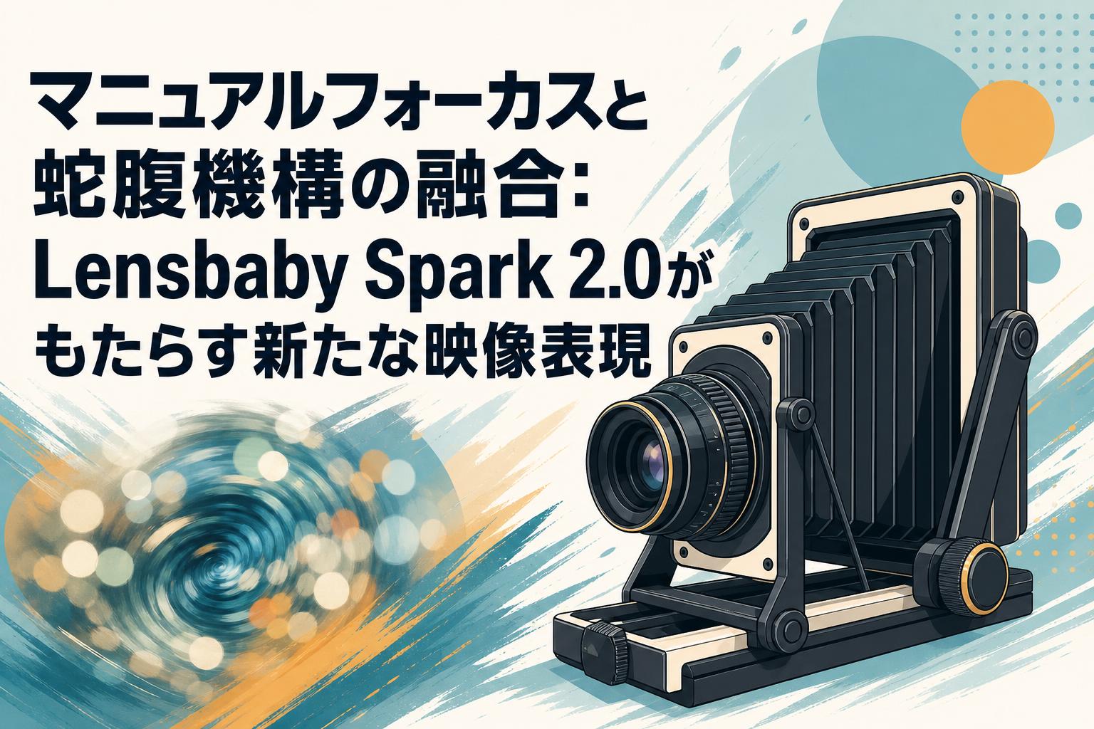 マニュアルフォーカスと蛇腹機構の融合：Lensbaby Spark 2.0がもたらす新たな映像表現