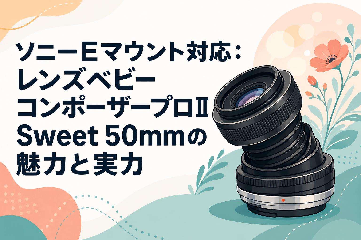 ソニーEマウント対応：レンズベビー コンポーザープロⅡ Sweet 50mmの魅力と実力