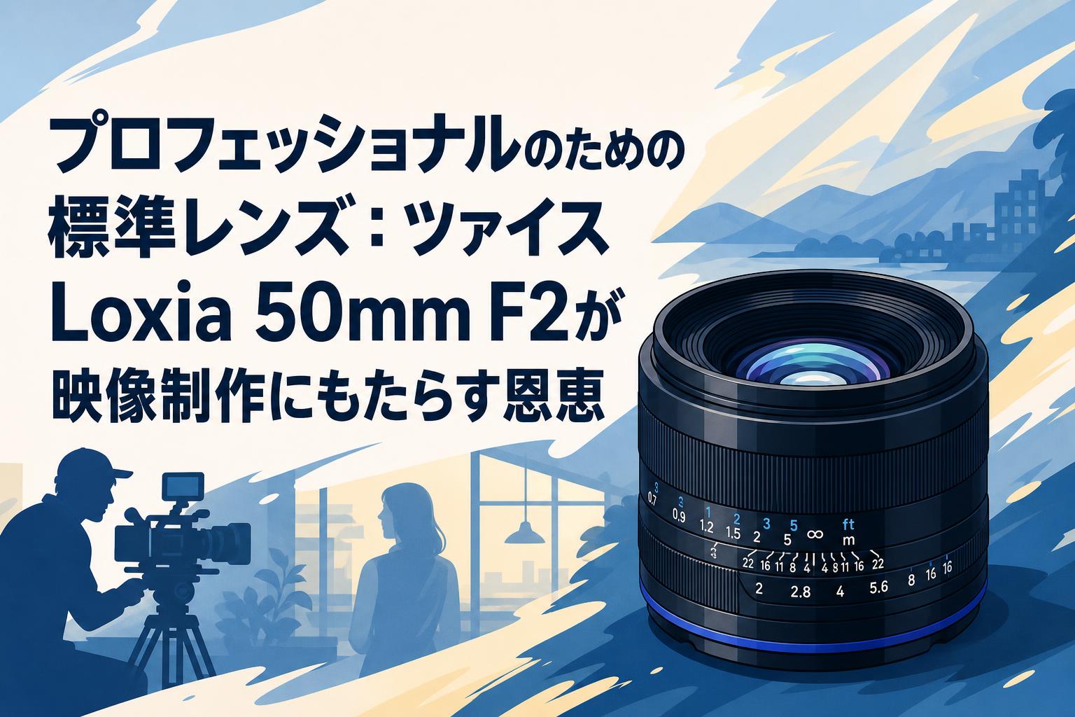 プロフェッショナルのための標準レンズ：ツァイス Loxia 50mm F2が映像制作にもたらす恩恵