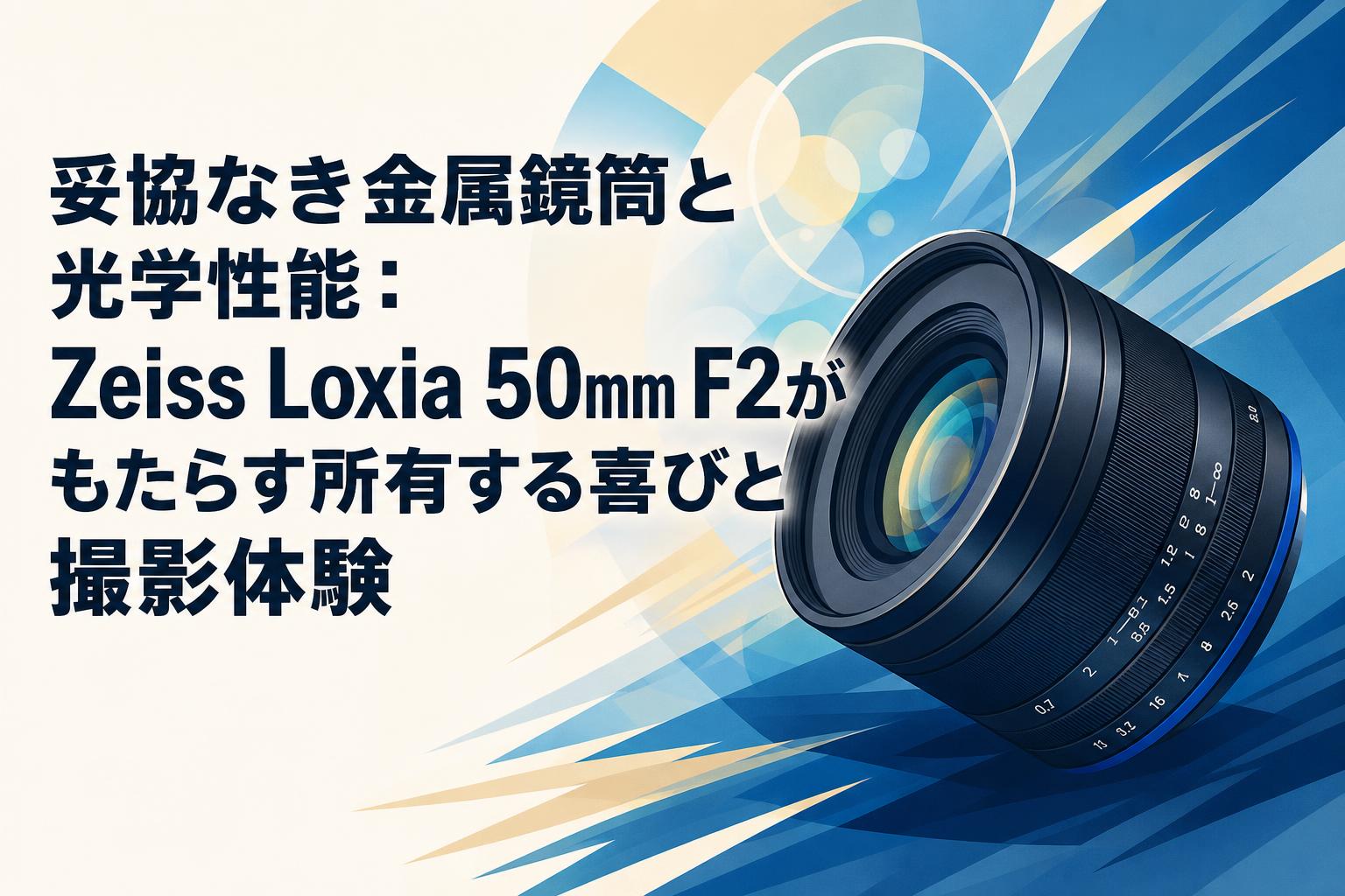 妥協なき金属鏡筒と光学性能：Zeiss Loxia 50mm F2がもたらす所有する喜びと撮影体験