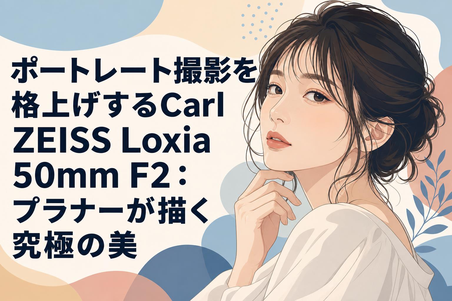 ポートレート撮影を格上げするCarl ZEISS Loxia 50mm F2：プラナーが描く究極の美