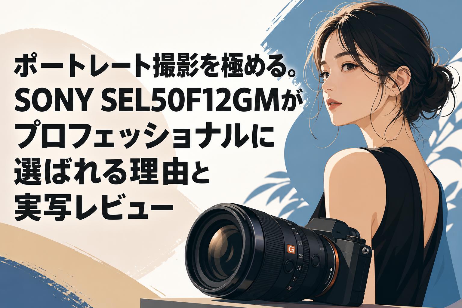 ポートレート撮影を極める。SONY SEL50F12GMがプロフェッショナルに選ばれる理由と実写レビュー
