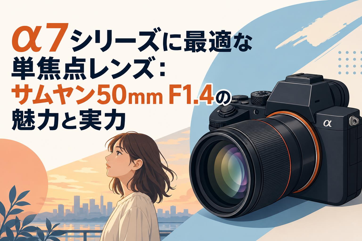 α7シリーズに最適な単焦点レンズ：サムヤン50mm F1.4の魅力と実力