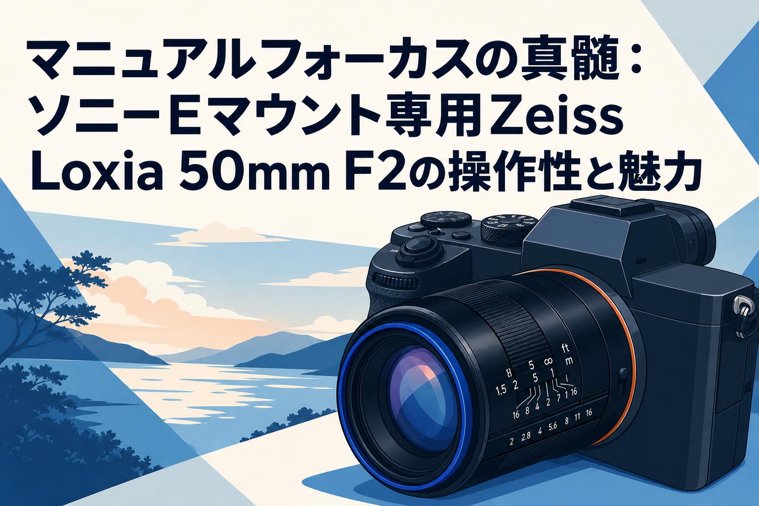 マニュアルフォーカスの真髄：ソニーEマウント専用Zeiss Loxia 50mm F2の操作性と魅力