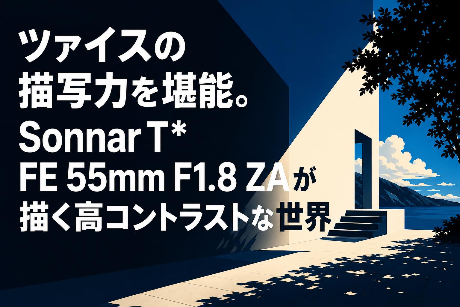 ツァイスの描写力を堪能。Sonnar T* FE 55mm F1.8 ZAが描く高コントラストな世界