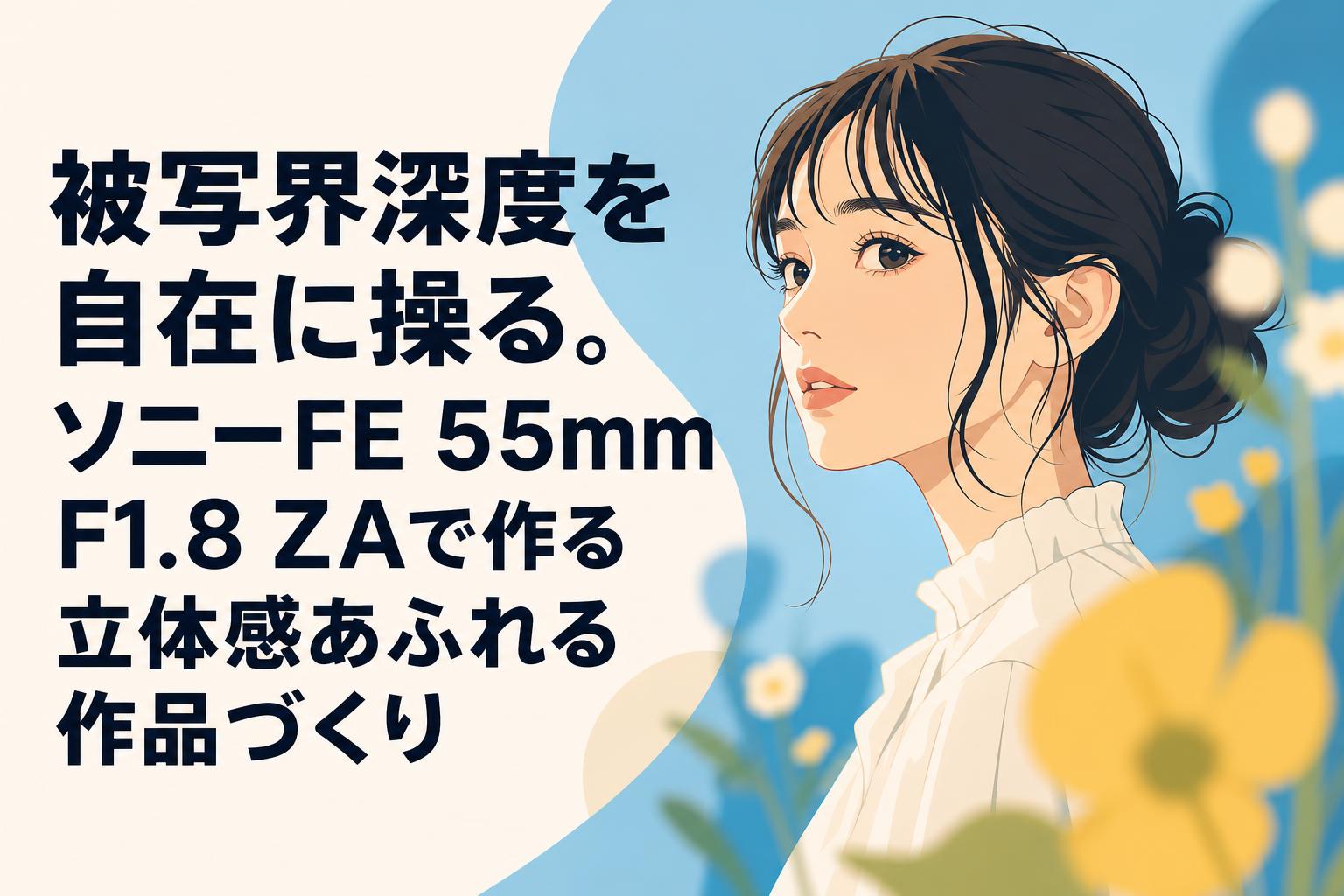 被写界深度を自在に操る。ソニーFE 55mm F1.8 ZAで作る立体感あふれる作品づくり