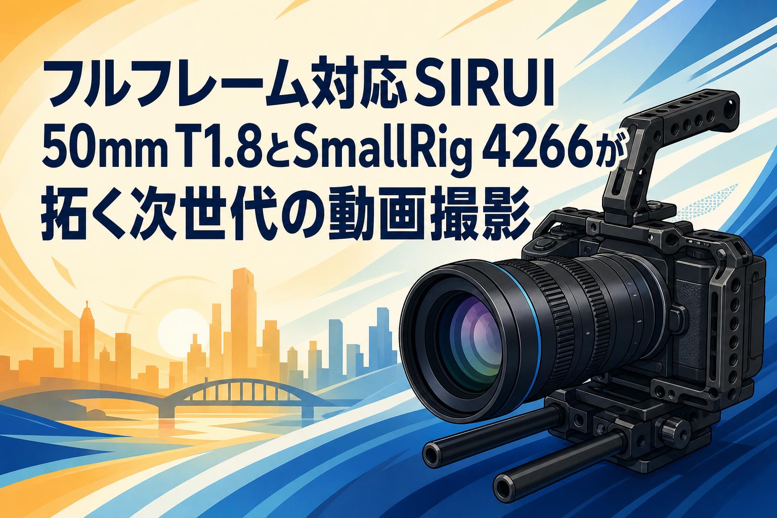 フルフレーム対応SIRUI 50mm T1.8とSmallRig 4266が拓く次世代の動画撮影