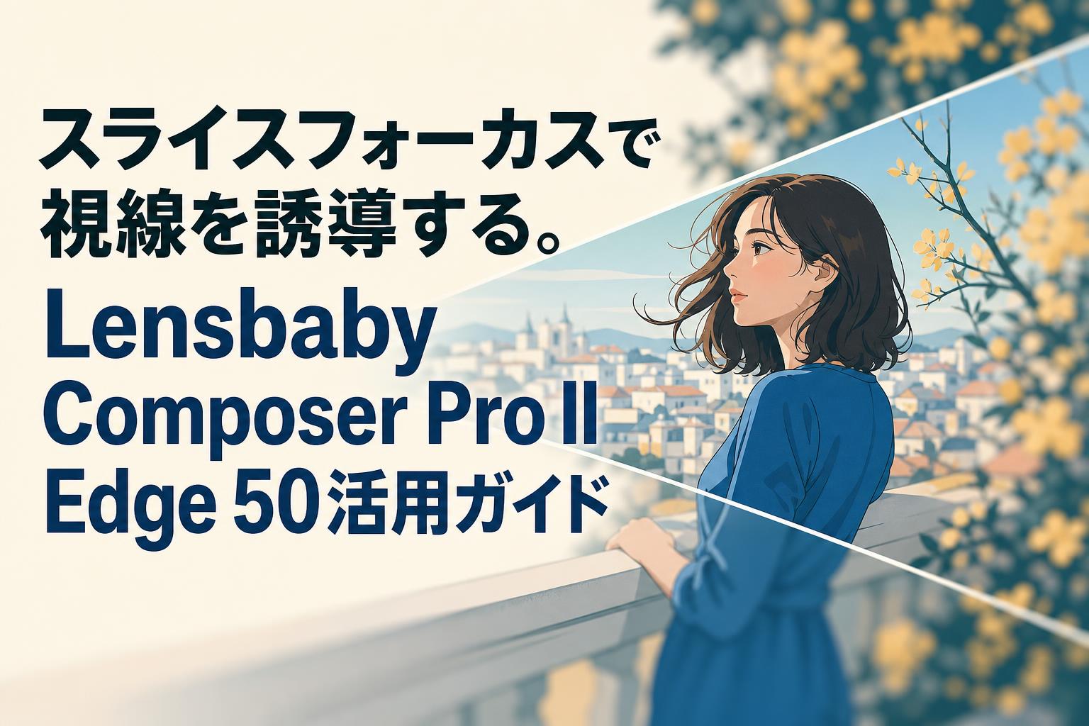 スライスフォーカスで視線を誘導する。Lensbaby Composer Pro II Edge 50活用ガイド