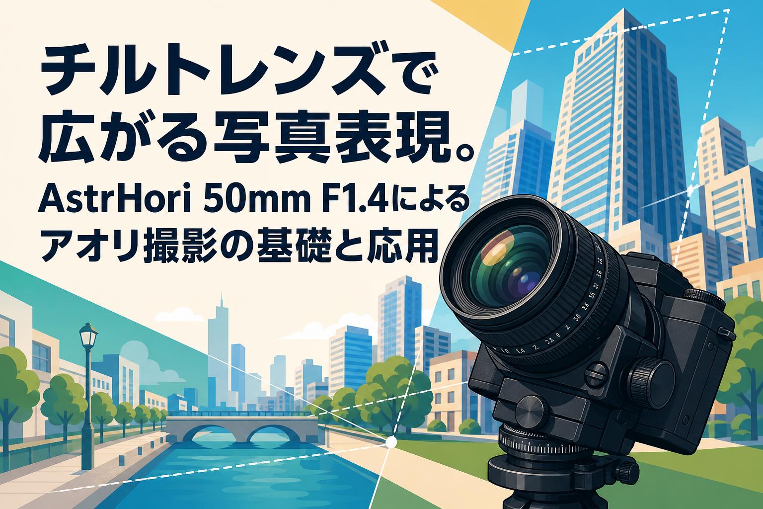 チルトレンズで広がる写真表現。AstrHori 50mm F1.4によるアオリ撮影の基礎と応用