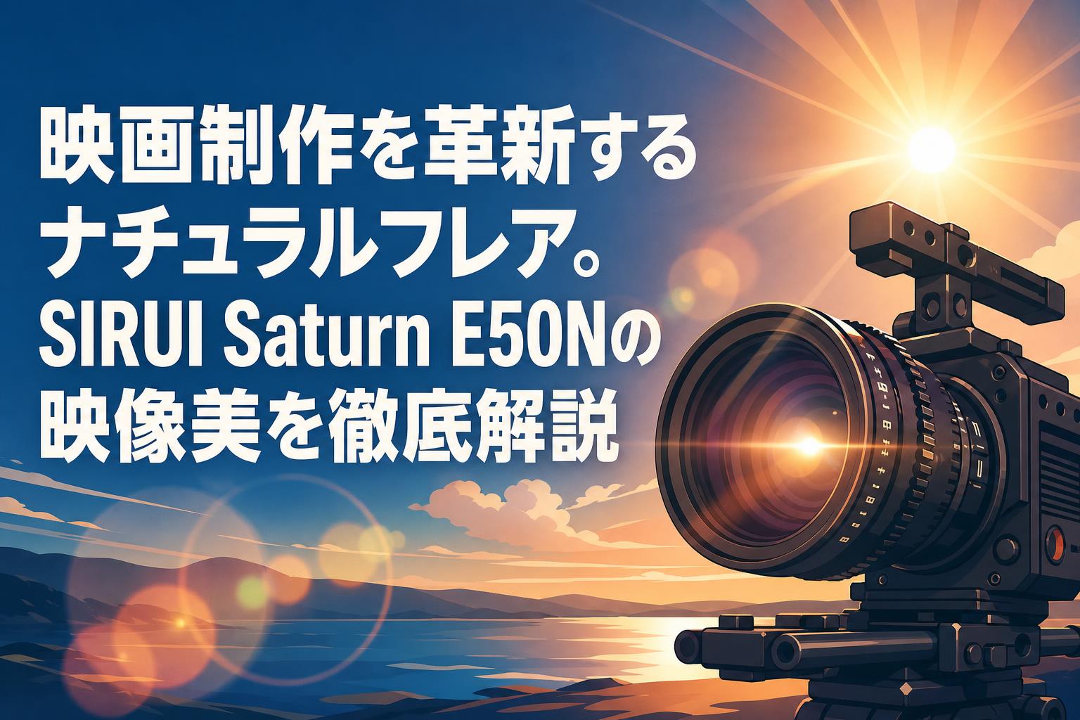映画制作を革新するナチュラルフレア。SIRUI Saturn E50Nの映像美を徹底解説