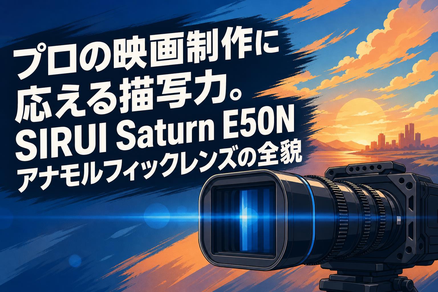 プロの映画制作に応える描写力。SIRUI Saturn E50Nアナモルフィックレンズの全貌