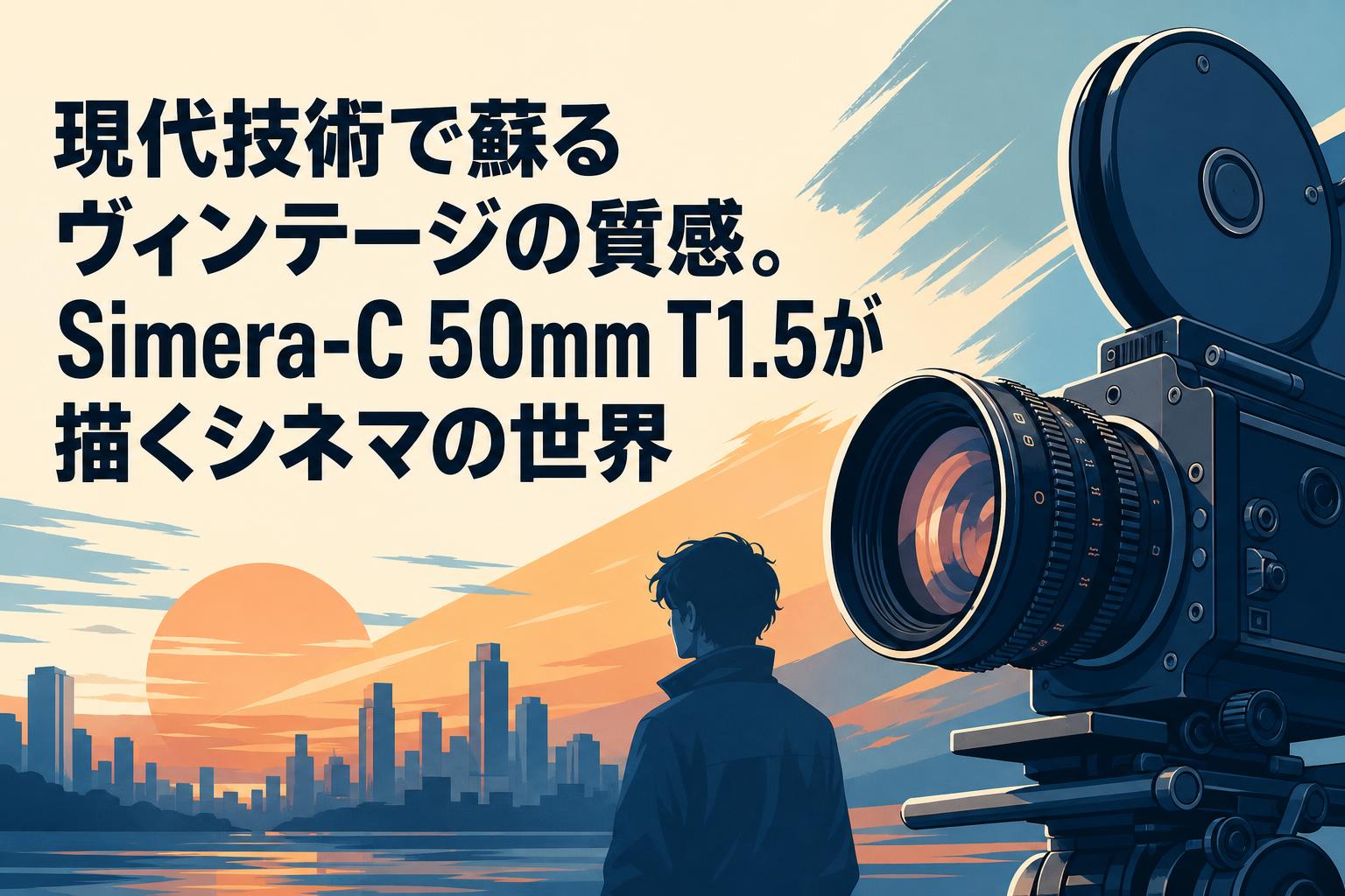 現代技術で蘇るヴィンテージの質感。Simera-C 50mm T1.5が描くシネマの世界